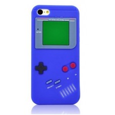 iPhone 6 6s Plus 5.5 - 3D Silicone Classic Game Boy Soft Protective Phone Cover Case - Blue